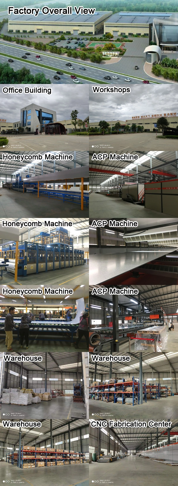 PVDF PE Wooden Acm Plastic Alco Alu Alum Aluminium Sandwich ACP Aluminum Composite Panel